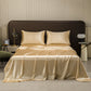 🛏️ 50% DE RÉDUCTION ! ✨ Drap Plat en Satin Uni – Toucher Extrêmement Doux, Sensation Apaisante & Idéal pour le Sommeil 😴