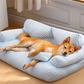 🐶 50% DE RÉDUCTION ❄️ Lit canapé rafraîchissant en soie glacée pour chiens – Respirant & lavable – Surface anti-chaleur, antidérapant & confortable – idéal pour l’été ou les sols chauds 🛋️