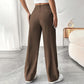 👖 60% DE RÉDUCTION ! ✨ Pantalon Large à Taille Haute pour Femme – Coupe Flatteuse, Tissu Confortable & Style Tendance 👗