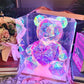🧸 60% DE RÉDUCTION ! ✨ Ours Lumineux Coloré – Changement de Couleurs, Câlin Réconfortant & Parfait Cadeau Romantique 💖