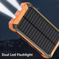 ⚡Portable Solar Power Bank – Solar Powered Charger with Dual LED🔋