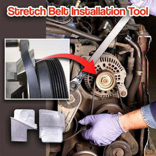 🔧 50% DE RÉDUCTION! 🔩 Ensemble d'Outils pour Retirer & Installer une Courroie Extensible – Pratique, Durable & Idéal Pour La Mécanique Automobile 🛠️