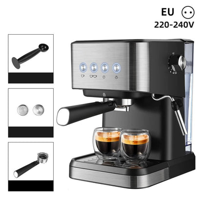 ☕ 60% DE RÉDUCTION ! ✨ Machine à Espresso Maison 2026 UPGRADE – Buse à Vapeur, Extraction Parfaite & Design Compact 🔥