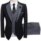 🤵 50% DE RÉDUCTION ! ✨ Costume de Mariage Moderne aux Couleurs Contrastées – Coupe Élégante, Design Raffiné & Look de Cérémonie 💍