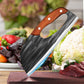 🔪 50% DE RÉDUCTION ! ✨ Couteau de Cuisine Multifonctionnel en Acier Inoxydable – Gain de Temps, Lame Tranchante & Confortable 🍳