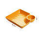 🍽️ ACHETEZ 2, OFFERT 1! ✨ Assiette à Snacks et Apéritifs – Récipient à Sauce Intégré, Pratique & Facile à Nettoyer 🥄