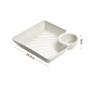 🍽️ ACHETEZ 2, OFFERT 1! ✨ Assiette à Snacks et Apéritifs – Récipient à Sauce Intégré, Pratique & Facile à Nettoyer 🥄