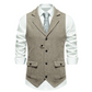 👔 60 % DE RÉDUCTION MAINTENANT ! ✨ Gilet de costume classique en tweed à chevrons pour homme – Texture élégante, coupe ajustée et style vintage 🧥