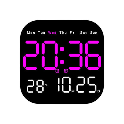 ⏰ 50% DE RÉDUCTION ! 📱 Réveil Numérique Multifonctionnel pour Maison & Bureau – Grand Affichage, Alarme, Calendrier & Température 🏠