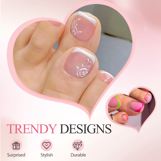 💅 50% DE RÉDUCTION! ✨ Ongles Artificiels pour Femmes – 24 Pièces, Design Élégant & Faciles à Poser Pour Une Manucure Parfaite À Domicile 🌸