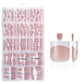 💅 50% DE RÉDUCTION! ✨ Ongles Artificiels pour Femmes – 24 Pièces, Design Élégant & Faciles à Poser Pour Une Manucure Parfaite À Domicile 🌸