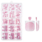 💅 50% DE RÉDUCTION! ✨ Ongles Artificiels pour Femmes – 24 Pièces, Design Élégant & Faciles à Poser Pour Une Manucure Parfaite À Domicile 🌸