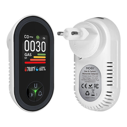 🔥 50% DE RÉDUCTION ! 🏠 Alarme 4-en-1 au Monoxyde de Carbone – Détecteur CO, Fumée, Gaz Naturel & Propane – Protection Totale 🛡️