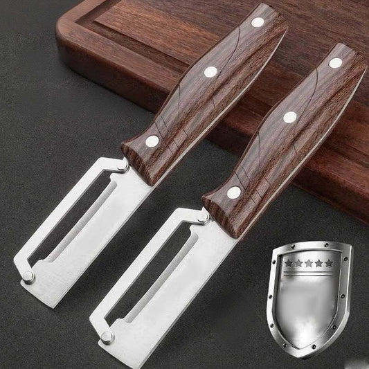 🥕 ACHETEZ 2, OBTENEZ 1 GRATUIT! 🔪 Éplucheur Multifonctions pour La Cuisine – Lame en Acier Inoxydable, Manche Ergonomique & Idéal Pour Fruits & Légumes ✨