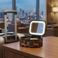 💄 50% DE RÉDUCTION 💎 Trousse de maquillage de voyage avec miroir LED – Éclairage réglable & recharge USB-C – Design compact, parfaite pour les déplacements ou le quotidien 🌟✨