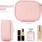 💄 50% DE RÉDUCTION 💎 Trousse de maquillage de voyage avec miroir LED – Éclairage réglable & recharge USB-C – Design compact, parfaite pour les déplacements ou le quotidien 🌟✨