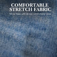 👖 50% DE RÉDUCTION! 💙 Jean Stretch Taille Haute Jambe Droite pour Femme – Confortable, Silhouette Allongeante & Look Classique ✨