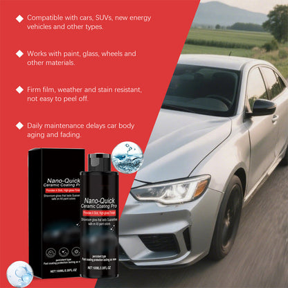 🚗 ACHETEZ 2, OBTENEZ 1 GRATUIT ! ✨ Spray lustrant haute brillance – Nano-céramique & hydrophobe – Protection durable, application rapide – éclat sans traces 🧼💦✨