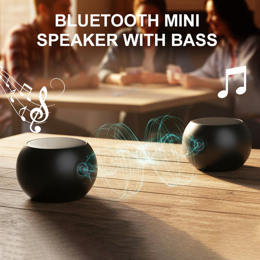 🎵 50% DE RÉDUCTION ! 🔊 Mini Haut-Parleur Bluetooth avec Basses – Son Puissant, Compact & Portable 📱