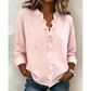 👚 50% de Réduction! ✨ Blouse à Col en V à Volants – Douce, Flatteuse & Élégance Quotidienne 🌸