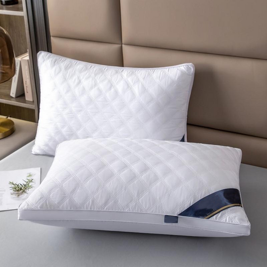 💤 60% DE RÉDUCTION! 🛏️ Lot de 2 Oreillers Ergonomiques de Style Hôtel – Lavables, Confortables & Soutien Cervical 😴