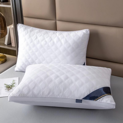 💤 60% DE RÉDUCTION! 🛏️ Lot de 2 Oreillers Ergonomiques de Style Hôtel – Lavables, Confortables & Soutien Cervical 😴