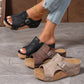 👡 50% DE RÉDUCTION ✨ Sandales femme à talon compensé & bout ouvert – Plateforme & semelle antidérapante – 3 couleurs, tailles 36-43 – polyvalentes & confortables pour l’été 🌸