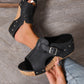 👡 50% DE RÉDUCTION ✨ Sandales femme à talon compensé & bout ouvert – Plateforme & semelle antidérapante – 3 couleurs, tailles 36-43 – polyvalentes & confortables pour l’été 🌸