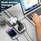 🔌 50 % de Réduction ⚡ Prise de courant multiprise avec longue rallonge – Ports USB inclus, protection contre les surtensions & design compact 📱