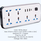 🔌 50 % de Réduction ⚡ Prise de courant multiprise avec longue rallonge – Ports USB inclus, protection contre les surtensions & design compact 📱