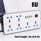 🔌 50 % de Réduction ⚡ Prise de courant multiprise avec longue rallonge – Ports USB inclus, protection contre les surtensions & design compact 📱