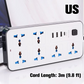 🔌 50 % de Réduction ⚡ Prise de courant multiprise avec longue rallonge – Ports USB inclus, protection contre les surtensions & design compact 📱