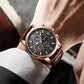 ⌚ 60% DE RÉDUCTION ! 💧 Montre Quartz Multifonction Imperméable & Luminescente pour Homme – Chronographe, Date & Affichage Nocturne ✨