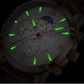 ⌚ 60% DE RÉDUCTION ! 💧 Montre Quartz Multifonction Imperméable & Luminescente pour Homme – Chronographe, Date & Affichage Nocturne ✨