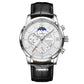 ⌚ 60% DE RÉDUCTION ! 💧 Montre Quartz Multifonction Imperméable & Luminescente pour Homme – Chronographe, Date & Affichage Nocturne ✨