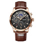 ⌚ 60% DE RÉDUCTION ! 💧 Montre Quartz Multifonction Imperméable & Luminescente pour Homme – Chronographe, Date & Affichage Nocturne ✨