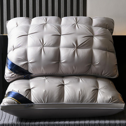 🛏️ 60% DE RÉDUCTION! 💤 Oreiller Ergonomique Qualité Hôtel – Taille Unique, Lavable, Imitation Duvet & Maintien Parfait Pour Un Sommeil Réparateur 😴