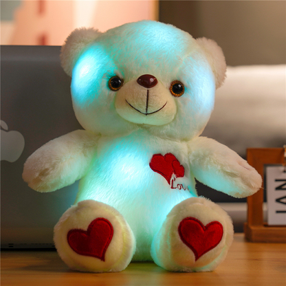 🧸 60% DE RÉDUCTION ! ✨ Ours en Peluche Doux et Lumineux avec Détails Brodés – Tissu Extrêmement Doux, Yeux Brodés & Câlin Parfait 🌙