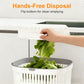 🧺 50% DE RÉDUCTION 🚰 Panier de crépine d'évier pliable suspendu – Filtration fine & vidage sans les mains – Multifonction, 2 coloris – idéal pour une cuisine maline ✨🌿