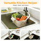 🧺 50% DE RÉDUCTION 🚰 Panier de crépine d'évier pliable suspendu – Filtration fine & vidage sans les mains – Multifonction, 2 coloris – idéal pour une cuisine maline ✨🌿