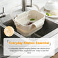 🧺 50% DE RÉDUCTION 🚰 Panier de crépine d'évier pliable suspendu – Filtration fine & vidage sans les mains – Multifonction, 2 coloris – idéal pour une cuisine maline ✨🌿