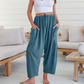 👖 50% DE RÉDUCTION ✨ Pantalon uni à jambes larges pour femme – Décontracté, confortable & élégant – Parfait pour un look chic au quotidien – léger et fluide 🍂🌸