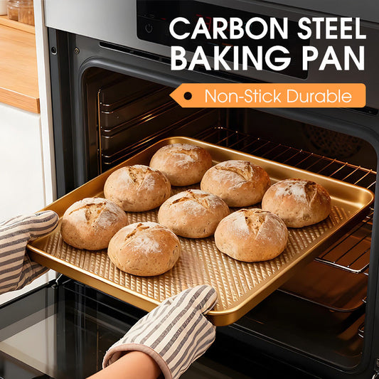 🧁 50% DE RÉDUCTION! 🍰 Moule à Pâtisserie Antiadhésif en Acier au Carbone – Durable, Répartition Uniforme de la Chaleur & Facile à Démouler 🍪