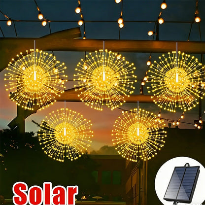 ✨ 50% DE RÉDUCTION! 🎆 Guirlande Lumineuse LED en Fil de Cuivre Effet Feux d'Artifice – Fil Flexible, Lumière Chaude & Parfaite Pour Une Ambiance De Fête Magique 🏠