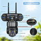 📹 60% DE RÉDUCTION! ☀️ Caméra de Surveillance Solaire Multi-Angles – Rotation 355°, Vision Nocturne & Détection de Mouvement 🔭