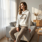 👕 60% DE RÉDUCTION! 🔥 Ensemble Sweat-Shirt à Capuche & Pantalon – Coupe Décontractée, Tissu Doudou & Look Streetwear 👖