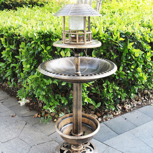 🐦 60% DE RÉDUCTION! ☀️ Bain d'Oiseaux & Mangeoire Solaire avec Jardinière – Fontaine Solaire, Design 2-en-1 & Décor de Jardin 🌿