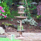🐦 60% DE RÉDUCTION! ☀️ Bain d'Oiseaux & Mangeoire Solaire avec Jardinière – Fontaine Solaire, Design 2-en-1 & Décor de Jardin 🌿