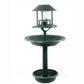 🐦 60% DE RÉDUCTION! ☀️ Bain d'Oiseaux & Mangeoire Solaire avec Jardinière – Fontaine Solaire, Design 2-en-1 & Décor de Jardin 🌿