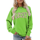 ☘️ 60% DE RÉDUCTION! 🍀 Sweat-shirt Graphique Trèfle Lucky pour Femme – Doux, Décontracté & Parfait pour la Saint-Patrick 🎁